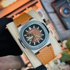 SEIKO Leather Open Heart Automatic