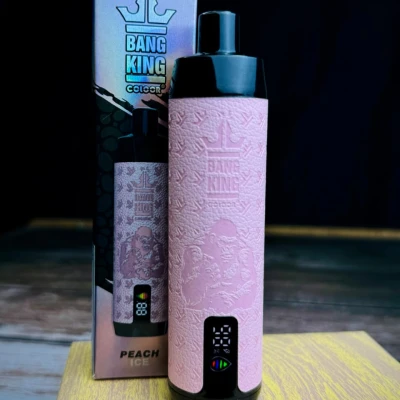 18000 PUFFS Peach Ice Flavor Disposable VAPE With Digital Screen