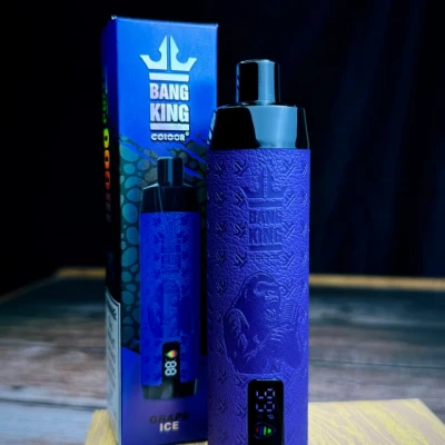 18000 PUFFS Grape Ice Flavor Disposable VAPE With Digital Screen