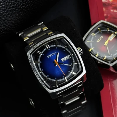 Seiko Recraft Automatic BLUE Dial Stainless Steel Men's Watch