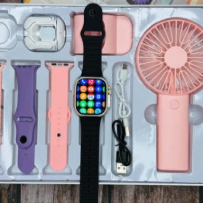 D96 Plus Premium Smartwatch Combo Gift Set