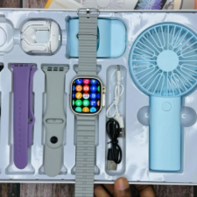D96 Plus Premium Smartwatch Combo Gift Set