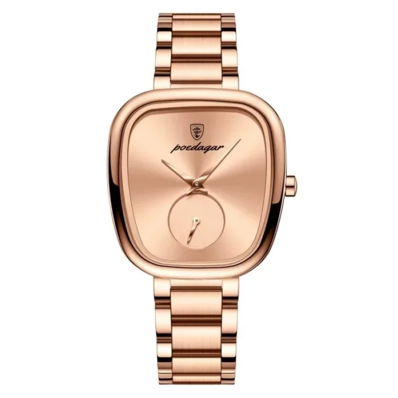 POEDAGAR 783 Luxury Waterproof Women’s Watch – Rose Gold