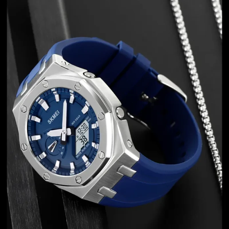 SKMEI 2243 Men's Watch Student Electronic Watch Multi functional Sports Waterproof Night Glow Electronic Watch