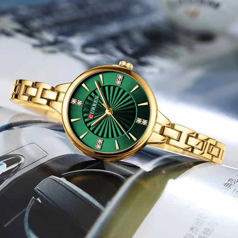 CURREN 9097 Latest Elegant Design Women Fashion Quartz Watch