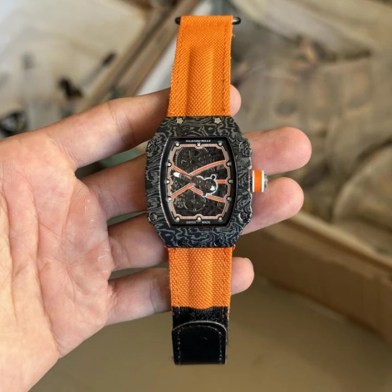 This Richard Mille skeleton dial quartz movement for reliable timekeeping.