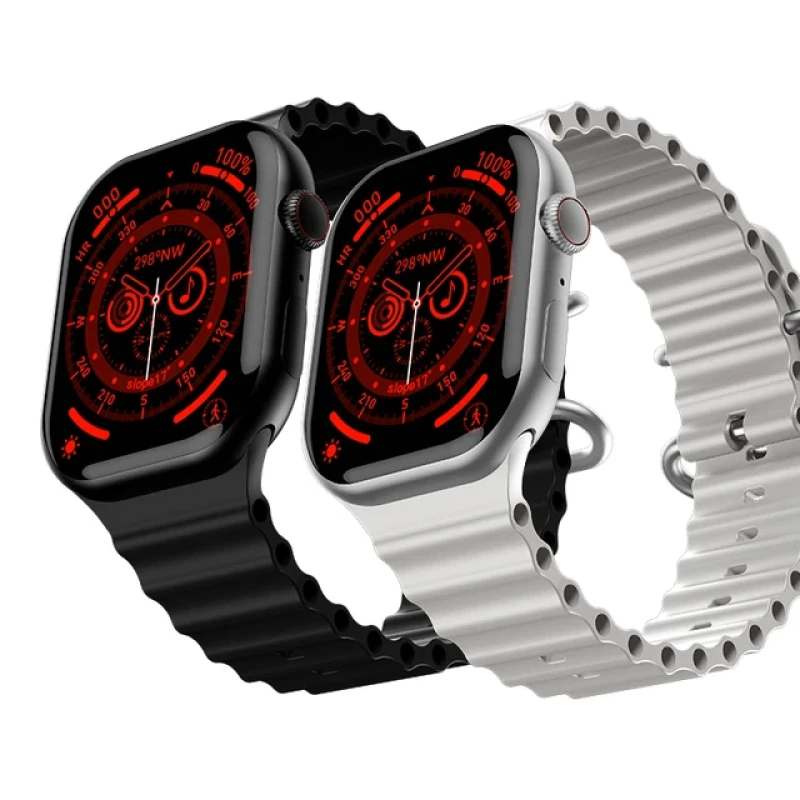 HW68 Max Curved Display smartwatch With Double Strap 2.1″ Inch Screen