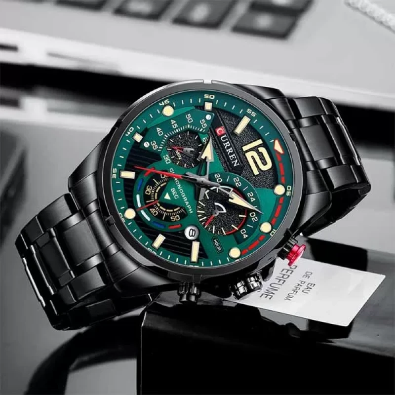 CURREN 8395 Luxury Luminous Chronograph Watch for Men
