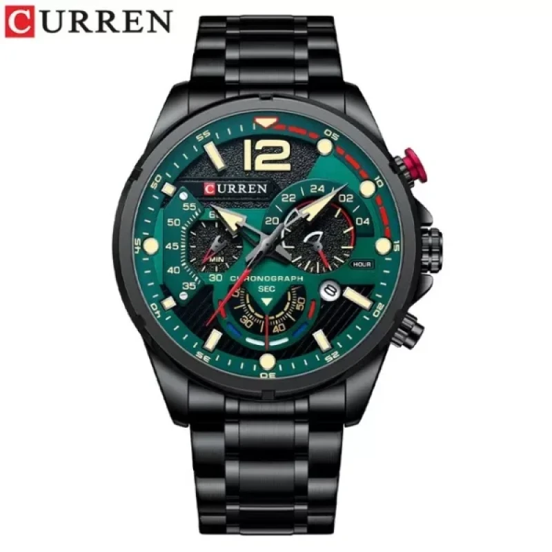 CURREN 8395 Luxury Luminous Chronograph Watch for Men
