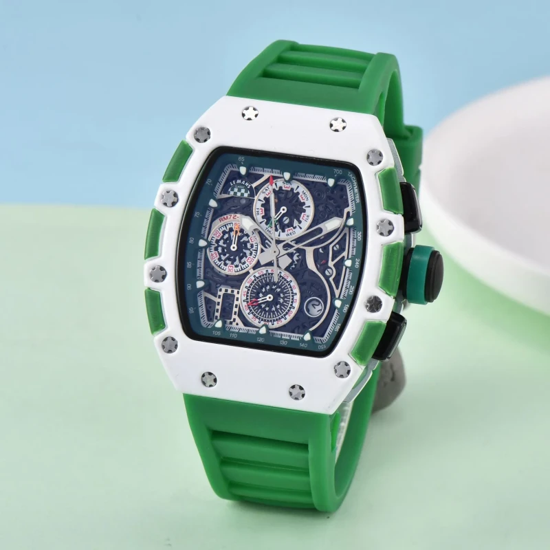 Richard Mille Business Men's chronograph Multifunctional Running Seconds Calendar Watch