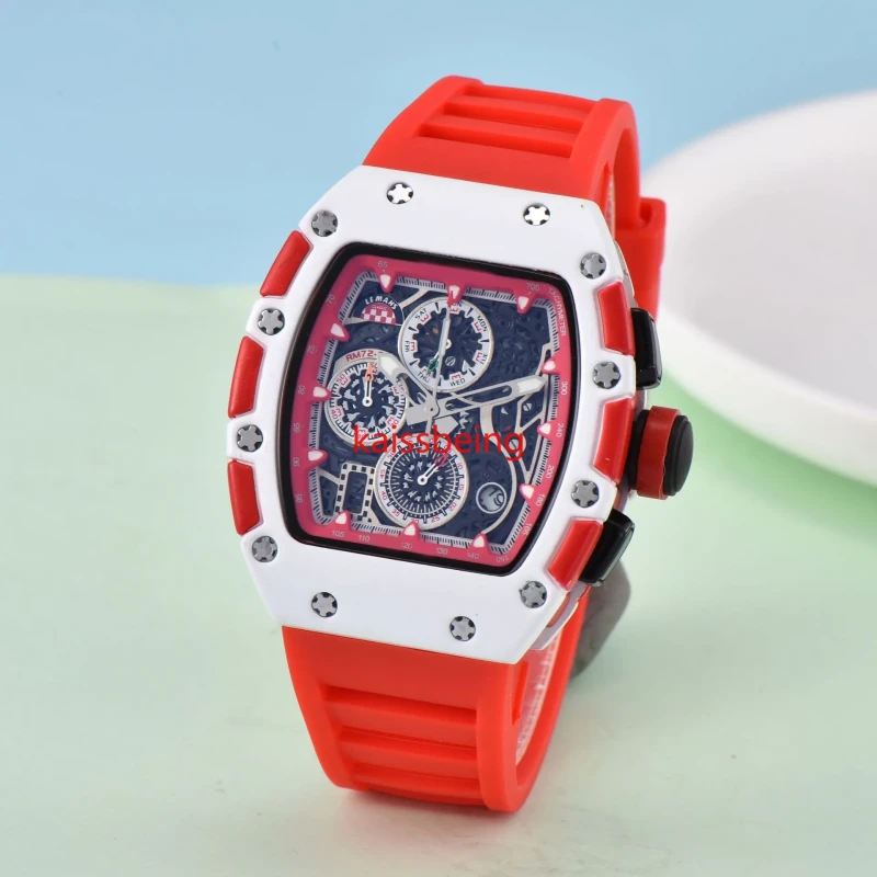 Richard Mille Business Men's chronograph Multifunctional Running Seconds Calendar Watch