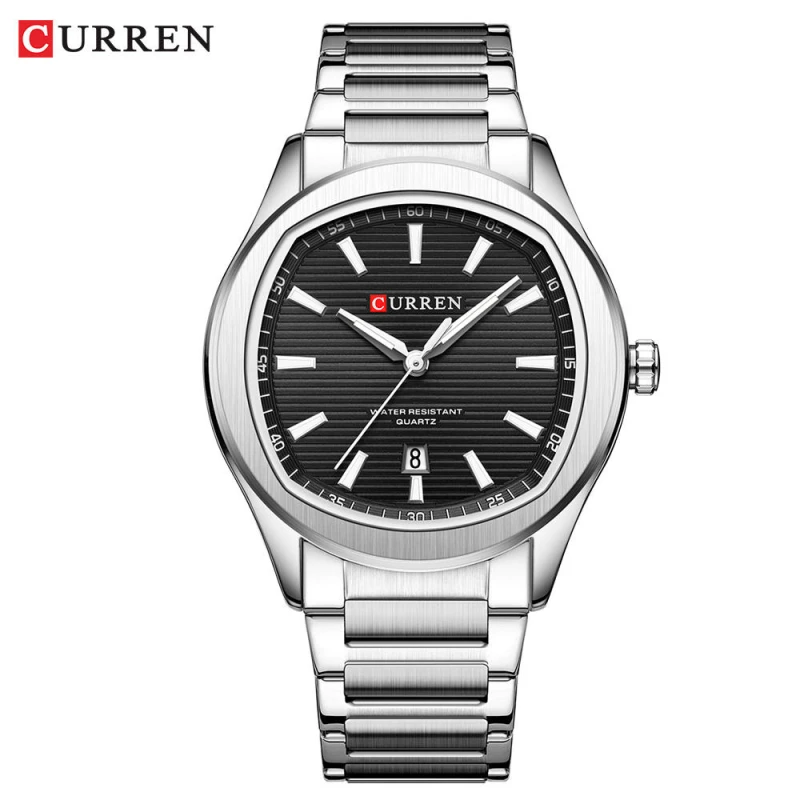 CURREN 8474 Latest Design Stainless Steel Men's Fashion Quartz Watch