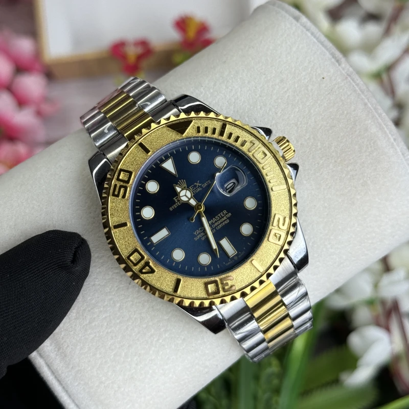 ROLEX YACHT-MASTER Silver-Blue Gents Watch