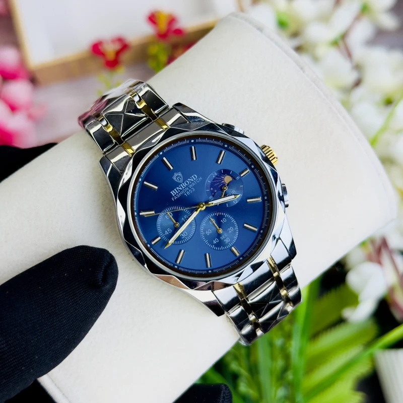 Binbond Chronograph Stylish Waterproof Gents Watch