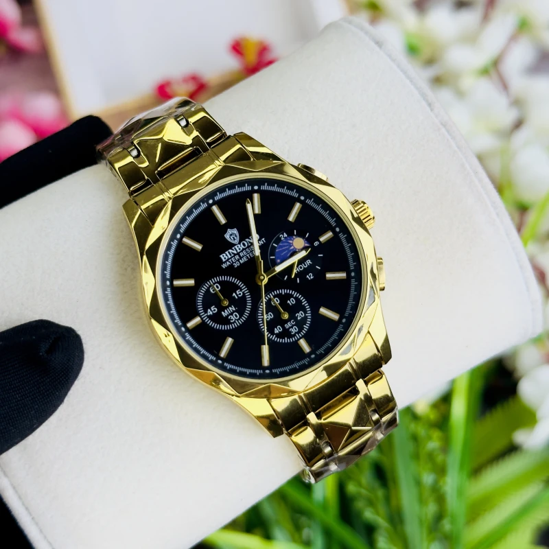 Binbond Chronograph Stylish Waterproof Gents Watch