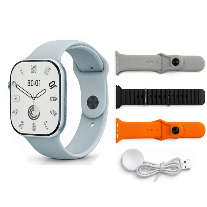 Keqiwear KW25 Max 10 Series BT Calling Smart Watch with 3 Straps