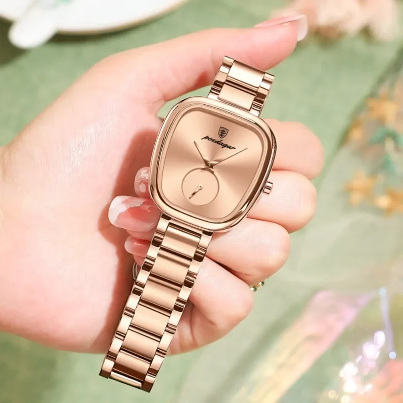 POEDAGAR 783 Luxury Waterproof Women’s Watch – Rose Gold