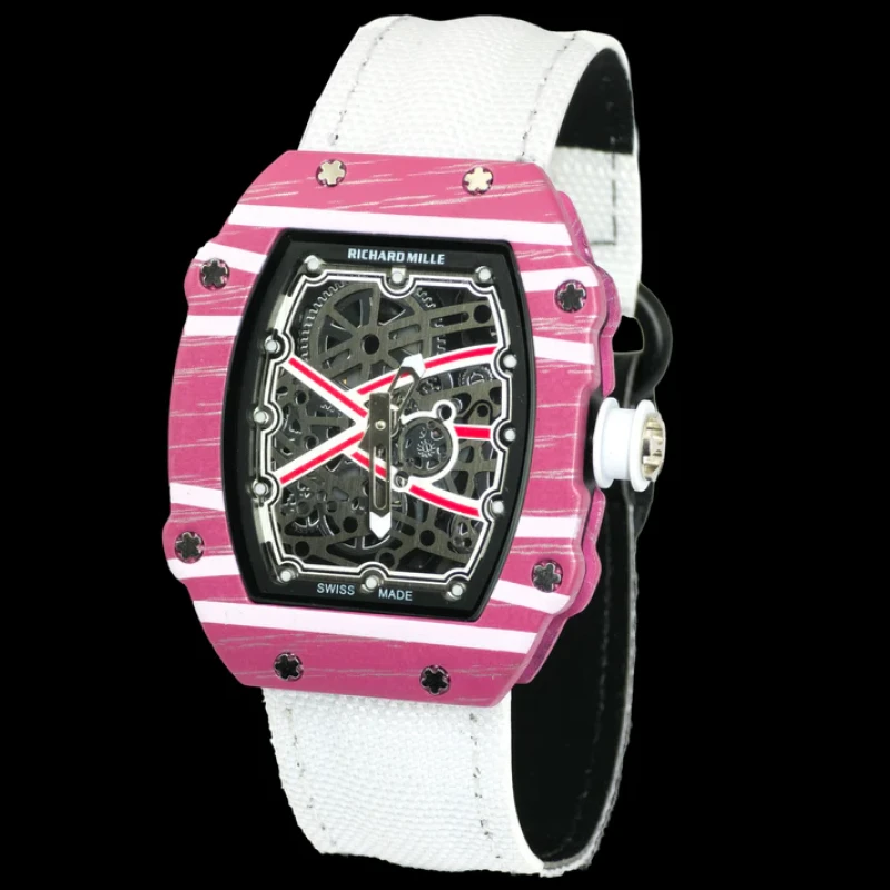 This Richard Mille skeleton dial quartz movement for reliable timekeeping.
