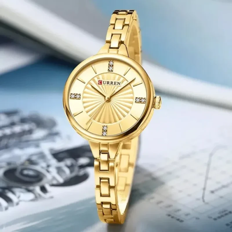 CURREN 9097 Latest Elegant Design Women Fashion Quartz Watch