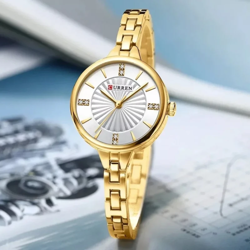 CURREN 9097 Latest Elegant Design Women Fashion Quartz Watch