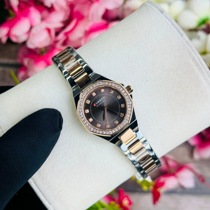 CURREN 9100 Latest Design Women Luxury Elegance Quartz Watch
