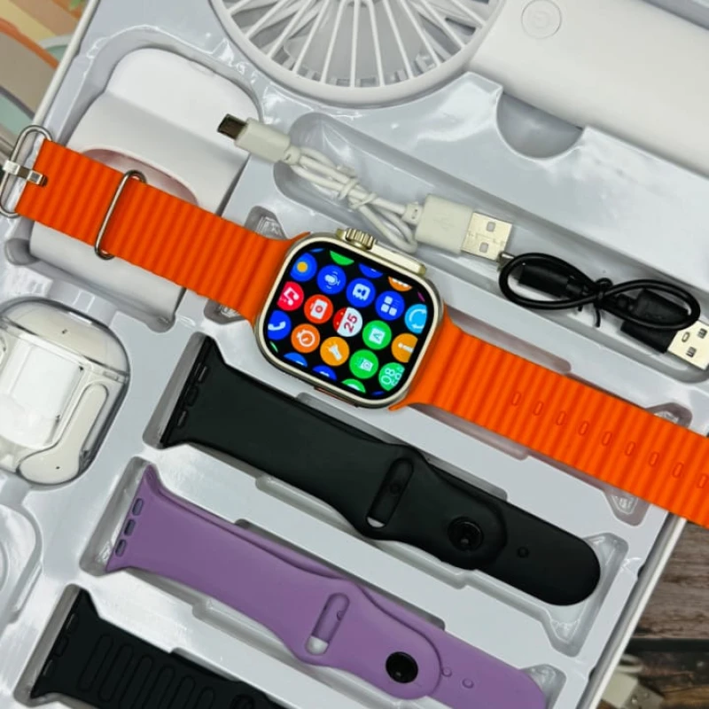 D96 Plus Premium Smartwatch Combo Gift Set