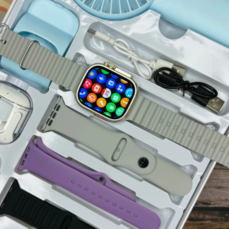 D96 Plus Premium Smartwatch Combo Gift Set