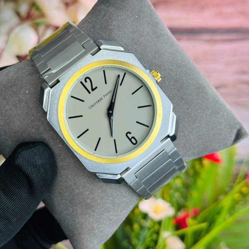 Premium Quality UNIVERSE POINT Thin Watch(Waterproof)