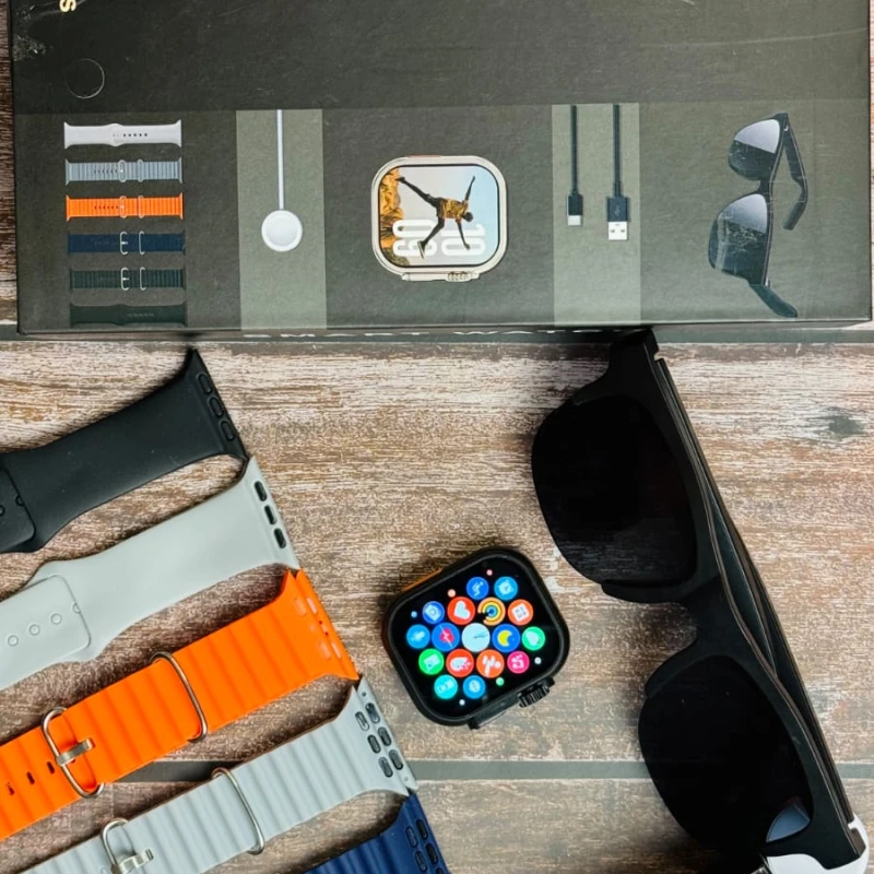 LAXASFIT Smartwatch Set 2 Devices(Sunglass+Smartwatch)