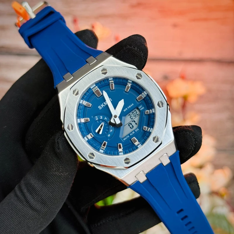 SKMEI 2243 Men's Watch Student Electronic Watch Multi functional Sports Waterproof Night Glow Electronic Watch