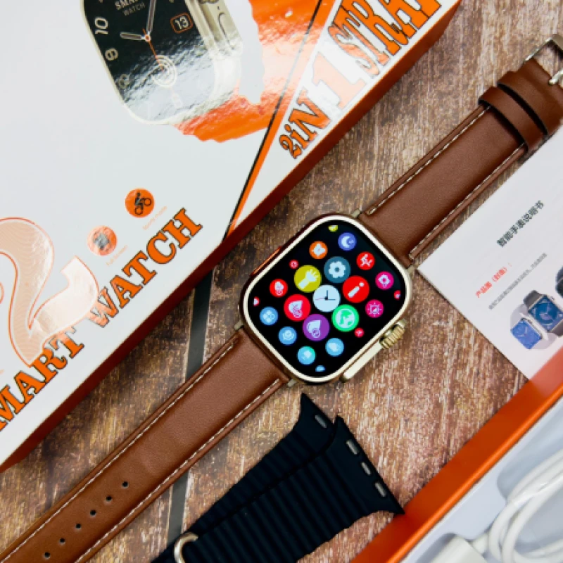 H22 Ultra 2 Smart Watch With leather strap