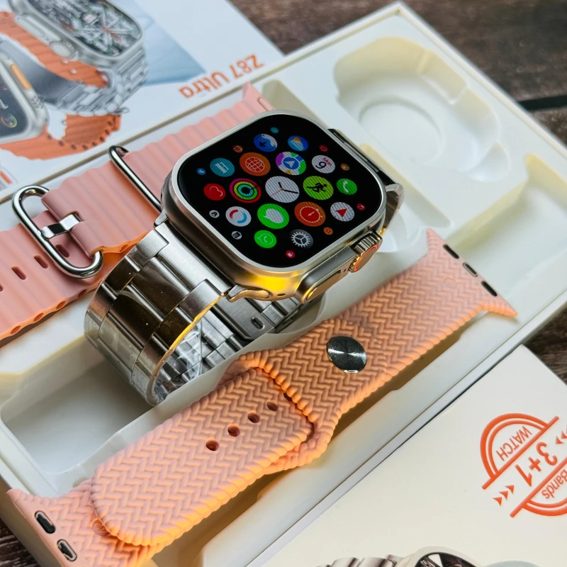 Z87 Ultra 2 With 3 Different Straps Smart Watch