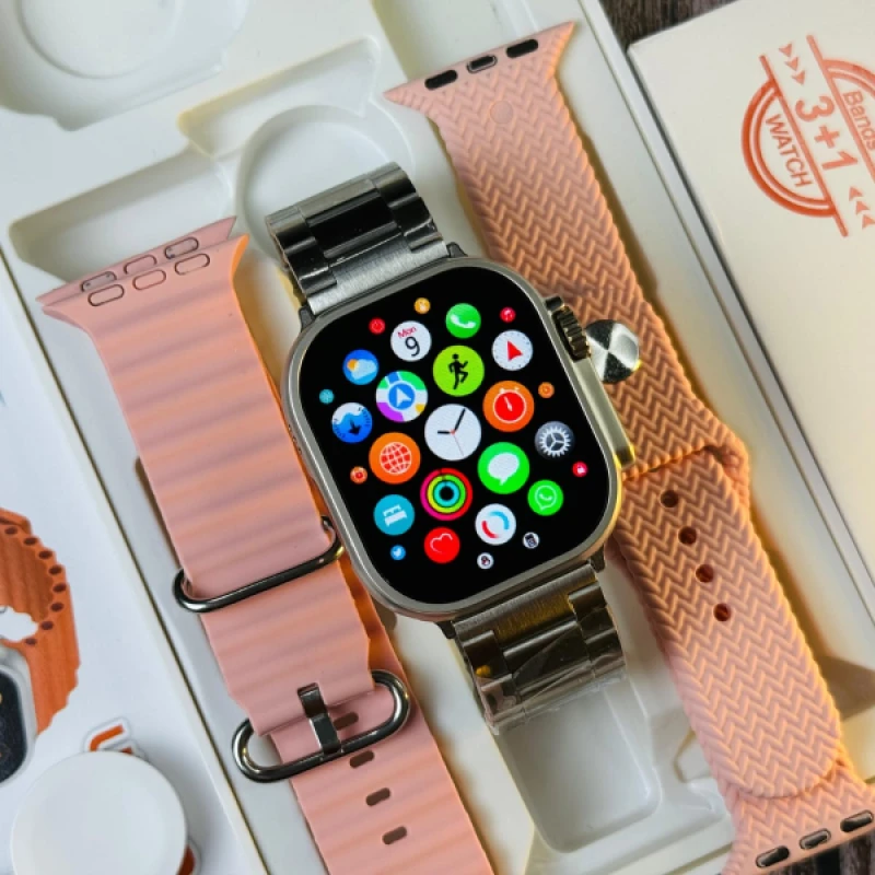 Z87 Ultra 2 With 3 Different Straps Smart Watch