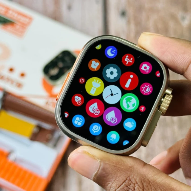H22 Ultra 2 Smart Watch With leather strap