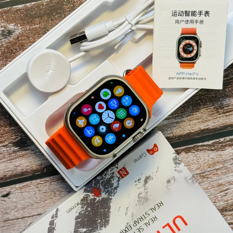 S900 Ultra Pro Smart Watch Series9 49mm 2.08inch Bluetooth Call Heart Rate Sport Game Smartwatch