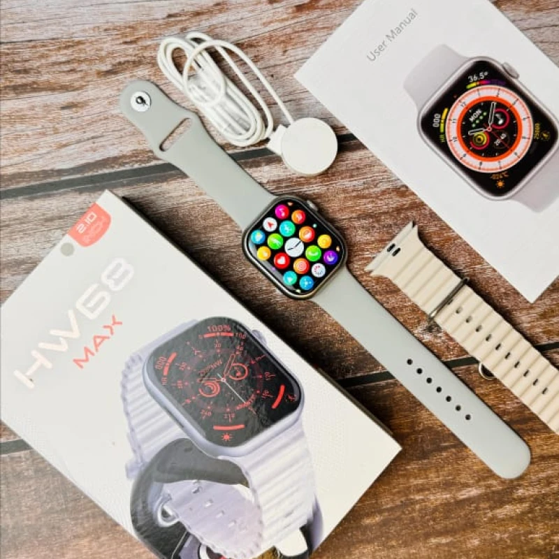 HW68 Max Curved Display smartwatch With Double Strap 2.1″ Inch Screen