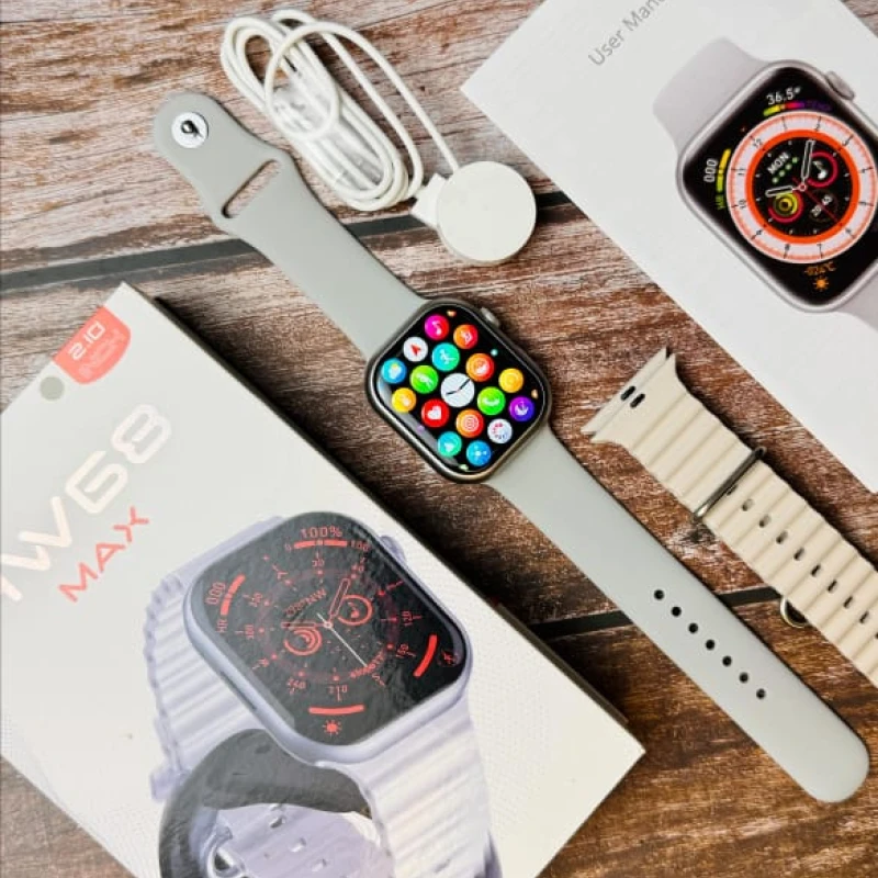 HW68 Max Curved Display smartwatch With Double Strap 2.1″ Inch Screen
