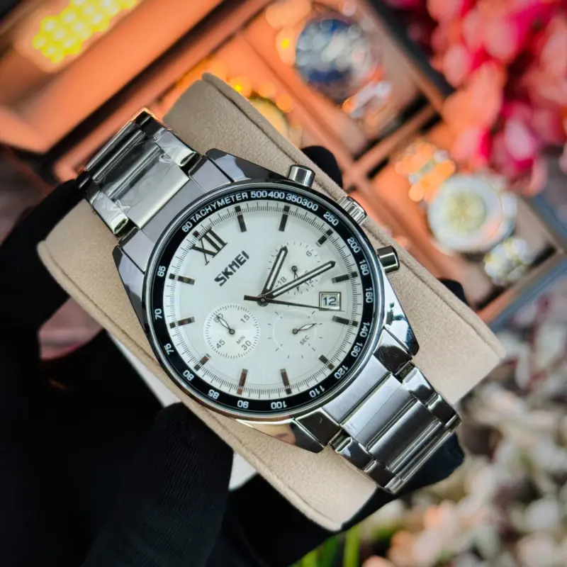 SKMEI 9096  Chronograph Elegant Design Men’s Quartz Watchs